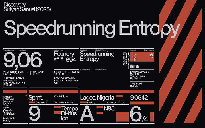 How to Speedrun Entropy article